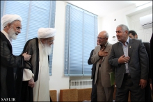 گزارش تصویری: دیدار هیئت رزمندگان اسلام قم با حضرت آیت‌الله العظمی صافی گلپایگانی