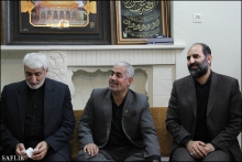 گزارش تصویری : دیدار هیئت امنای موکب حضرت معصومه (س) با حضرت آیت‌الله العظمی صافی گلپایگانی