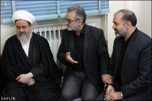 گزارش تصویری : دیدار هیئت امنای موکب حضرت معصومه (س) با حضرت آیت‌الله العظمی صافی گلپایگانی