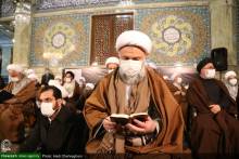 گزارش تصویری مراسم شب هفت حضرت آیت الله العظمی صافی گلپایگانی قدس سره در قم