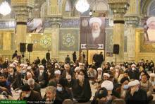 گزارش تصویری مراسم شب هفت حضرت آیت الله العظمی صافی گلپایگانی قدس سره در قم