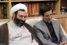 ديدار شهردار جديد استان قم و امام جمعه اصفهان با حضرت آيت الله العظمی صافی گلپايگانی