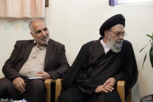 ديدار شهردار جديد استان قم و امام جمعه اصفهان با حضرت آيت الله العظمی صافی گلپايگانی