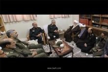 دیدار سردار سرلشکر باقری، رئیس ستاد کل نیروهای مسلح جمهوری اسلامی ایران با حضرت آیت الله العظمی صافی  گلپایگانی