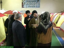 گزارش تصویری : بازدید هیئت اعزامی از سوی دفتر حضرت آیت الله العظمی صافی گلپایگانی از مناطق سیل زده استانهای گلستان و مازندران