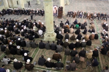 مجلس بزرگداشت رحلت حجة الإسلام و المسلمین آقای حاج سید جعفر خوانساری ره از طرف مرجع عالیقدر حضرت آیت الله العظمی صافی گلپایگانی دامت برکاته در مسجد امام حسن عسکری علیه‌السلام