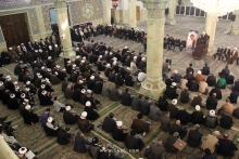 مجلس بزرگداشت رحلت حجة الإسلام و المسلمین آقای حاج سید جعفر خوانساری ره از طرف مرجع عالیقدر حضرت آیت الله العظمی صافی گلپایگانی دامت برکاته در مسجد امام حسن عسکری علیه‌السلام