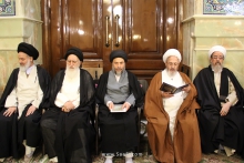 مجلس بزرگداشت رحلت حجة الإسلام و المسلمین آقای حاج سید جعفر خوانساری ره از طرف مرجع عالیقدر حضرت آیت الله العظمی صافی گلپایگانی دامت برکاته در مسجد امام حسن عسکری علیه‌السلام