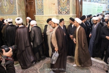 مجلس بزرگداشت رحلت حجة الإسلام و المسلمین آقای حاج سید جعفر خوانساری ره از طرف مرجع عالیقدر حضرت آیت الله العظمی صافی گلپایگانی دامت برکاته در مسجد امام حسن عسکری علیه‌السلام