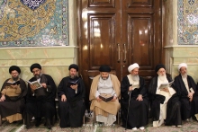 مجلس بزرگداشت رحلت حجة الإسلام و المسلمین آقای حاج سید جعفر خوانساری ره از طرف مرجع عالیقدر حضرت آیت الله العظمی صافی گلپایگانی دامت برکاته در مسجد امام حسن عسکری علیه‌السلام