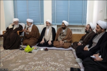 گزارش تصویری : دیدار اعضای ستاد هماهنگی فعالیت‌های مهدوی با حضرت آیت‌الله العظمی صافی گلپایگانی