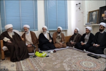 گزارش تصویری : دیدار اعضای ستاد هماهنگی فعالیت‌های مهدوی با حضرت آیت‌الله العظمی صافی گلپایگانی