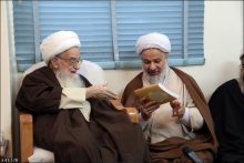 گزارش تصویری : دیدار اعضای ستاد هماهنگی فعالیت‌های مهدوی با حضرت آیت‌الله العظمی صافی گلپایگانی