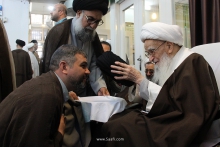 گزارش تصویری: جشن میلاد مسعود حضرت امیرالمؤمنین علی علیه‌السلام و عمامه‌گذاری تعدادی از طلاب حوزه علمیه با حضور آیت‌الله العظمی صافی گلپایگانی