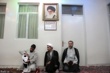 مراسم جشن ولادت حضرت علی (ع) و عمامه‌گذاری طلاب با حضور حضرت آية الله العظمی صافی گلپايگانی