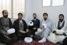 مراسم جشن ولادت حضرت علی (ع) و عمامه‌گذاری طلاب با حضور حضرت آية الله العظمی صافی گلپايگانی