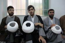 مراسم جشن ولادت حضرت علی (ع) و عمامه‌گذاری طلاب با حضور حضرت آية الله العظمی صافی گلپايگانی