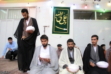 مراسم جشن ولادت حضرت علی (ع) و عمامه‌گذاری طلاب با حضور حضرت آية الله العظمی صافی گلپايگانی