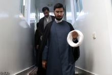 مراسم جشن ولادت حضرت علی (ع) و عمامه‌گذاری طلاب با حضور حضرت آية الله العظمی صافی گلپايگانی