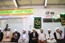 مراسم جشن ولادت حضرت علی (ع) و عمامه‌گذاری طلاب با حضور حضرت آية الله العظمی صافی گلپايگانی