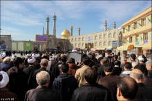 گزارش تصویری : مراسم تشییع پیکر آیت‌الله ثابتی همدانی/مجلس بزرگداشت مرحوم آیت الله ثابتی همدانی از طرف حضرت آیت الله العظمی صافی گلپایگانی