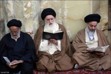 گزارش تصویری : مراسم تشییع پیکر آیت‌الله ثابتی همدانی/مجلس بزرگداشت مرحوم آیت الله ثابتی همدانی از طرف حضرت آیت الله العظمی صافی گلپایگانی