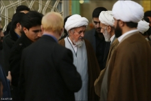 گزارش تصویری : مراسم تشییع پیکر آیت‌الله ثابتی همدانی/مجلس بزرگداشت مرحوم آیت الله ثابتی همدانی از طرف حضرت آیت الله العظمی صافی گلپایگانی