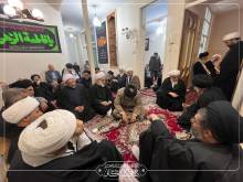 گزارش تصویری مراسم شهادت حضرت صدیقه طاهره سلام الله علیها-بیت مرجع ولائی آیت الله العظمی صافی گلپایگانی قدس سره - فاطمیه اول شب های ۱۳ و ۱۴ و ۱۵ جمادی الاولی ۱۴۴۵