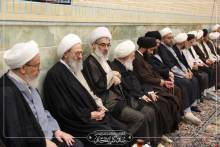 گزارش تصویری برگزاری مجلس سوگواری بمناسبت تخریب قبورائمه بقیع علیهم السلام در حسینیه آیت الله العظمی صافی گلپایگانی قدس سره 