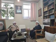 گزارش تصویری دیدار تولیت محترم آستان قدس رضوی با آیت الله زاده معظم استاد حاج شیخ حسن صافی