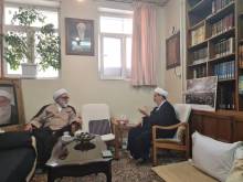 گزارش تصویری دیدار تولیت محترم آستان قدس رضوی با آیت الله زاده معظم استاد حاج شیخ حسن صافی