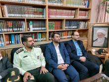 دیدار جمعی از مسئولان ورامین با حجت الاسلام و المسلمین حاج حسن صافی