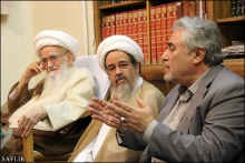 گزارش تصویری : دیدار آقای دکتر علی عسگری، ریاست سازمان امور مالیاتی کشور با حضرت آیت‌الله العظمی صافی گلپایگانی