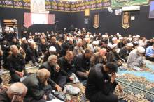 گزارش تصویری مراسم عزاداری سه روز آخر ماه صفر در دفتر حضرت آیت الله العظمی صافی گلپایگانی قدس سره