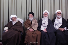 گزارش تصویری: مراسم عزاداری شهادت امام هادی علیه‌السلام در دفتر آیت‌الله العظمی صافی گلپایگانی