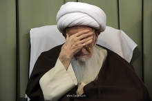 گزارش تصویری: مراسم عزاداری شهادت امام هادی علیه‌السلام در دفتر آیت‌الله العظمی صافی گلپایگانی