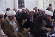 گزارش تصویری: مراسم عزاداری شهادت امام هادی علیه‌السلام در دفتر آیت‌الله العظمی صافی گلپایگانی