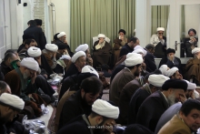 گزارش تصویری: مراسم عزاداری شهادت امام هادی علیه‌السلام در دفتر آیت‌الله العظمی صافی گلپایگانی