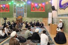 گزارش تصویری دیدار جمعی از طلاب ممتاز و نخبه حوزه‌های علمیه با استاد حاج شیخ محمد حسن صافی گلپایگانی