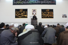 مجلس عزاداری شهادت امام حسن عسکری(ع) در دفتر مرجع عالیقدر حضرت آیت‌الله العظمی صافی گلپایگانی