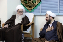 رونمايی از مجموعه سترگ موسوعه شهيد ثاني در محضر آية الله العظمی صافی گلپايگانی