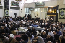 گزارش تصویری : مراسم عزاداری شهادت امام جعفر صادق علیه‌السلام در دفتر مرجع عالیقدر آیت‌الله العظمی صافی گلپایگانی دامت‌برکاته