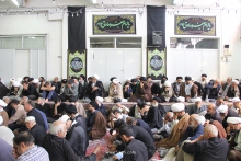 گزارش تصویری : مراسم عزاداری شهادت امام جعفر صادق علیه‌السلام در دفتر مرجع عالیقدر آیت‌الله العظمی صافی گلپایگانی دامت‌برکاته