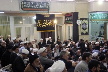گزارش تصویری : مراسم عزاداری شهادت امام جعفر صادق علیه‌السلام در دفتر مرجع عالیقدر آیت‌الله العظمی صافی گلپایگانی دامت‌برکاته