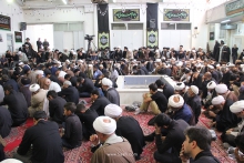 گزارش تصویری : مراسم عزاداری شهادت امام جعفر صادق علیه‌السلام در دفتر مرجع عالیقدر آیت‌الله العظمی صافی گلپایگانی دامت‌برکاته