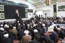 گزارش تصویری : مراسم عزاداری شهادت امام جعفر صادق علیه‌السلام در دفتر مرجع عالیقدر آیت‌الله العظمی صافی گلپایگانی دامت‌برکاته