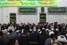 گزارش تصویری: آیین عمامه‌گذاری طلاب حوزه علمیه و جشن میلاد حضرت فاطمه زهرا علیهاالسلام با حضور آیت الله العظمی صافی گلپایگانی