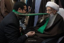 گزارش تصویری: آیین عمامه‌گذاری طلاب حوزه علمیه و جشن میلاد حضرت فاطمه زهرا علیهاالسلام با حضور آیت الله العظمی صافی گلپایگانی