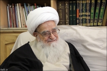 گزارش تصویری: دیدار حجت الاسلام سید عمار حکیم، رئیس مجلس اعلای اسلامی عراق با حضرت آیت الله العظمی صافی گلپایگانی