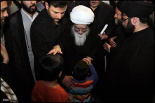 مراسم عزاداری شهادت حضرت امام جعفر صادق (ع) در محضر مرجع عالیقدر آیت الله العظمی صافی گلپایگانی - مشهد مقدس